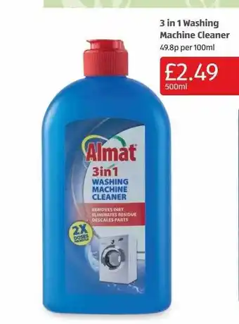 Aldi 3 in 1 washing machine cleaner offer