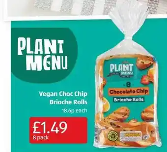 Aldi Vegan choc chip brioche rolls offer