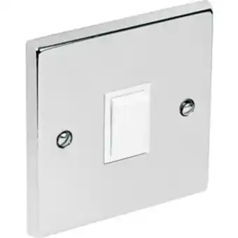 Toolstation Chrome switch 10a 3 gang 2 way offer
