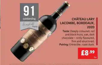 Lidl Château lary lacombe bordeaux 2020 offer