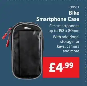 Lidl Crivit bike smartphone case offer