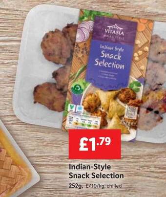 Lidl Indian-style snack selection offer