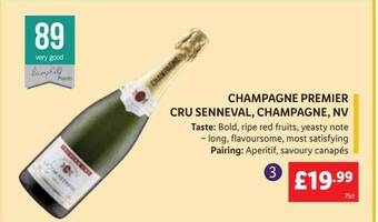 Lidl Champagne premier cru senneval champagne nv offer