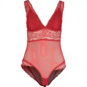 TK Maxx Red lace mesh bodysuit offer
