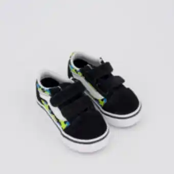 TK Maxx Black & green old skool v glow sharks trainers offer