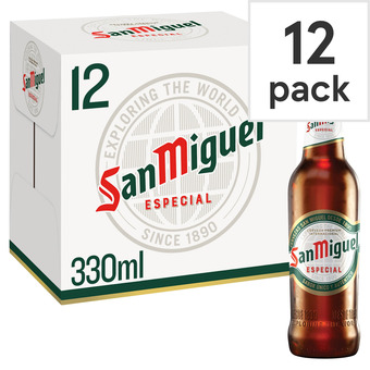 Tesco San miguel 12 x 330ml offer