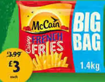 Morrisons McCain French Fries Big Bag 1.4Kg offer