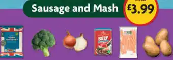 Morrisons Sausage And Mash offer