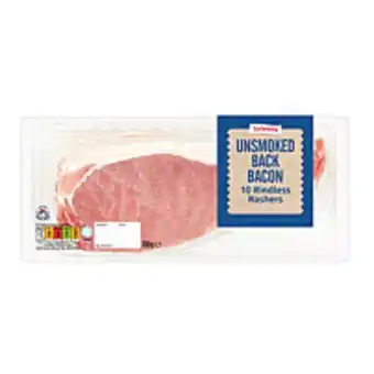 Safeway unsmoked rindless back bacon 300g