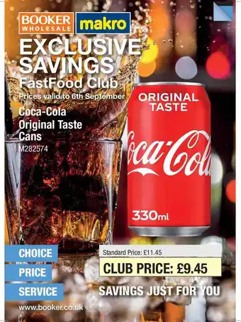 Makro Coca-cola original taste offer