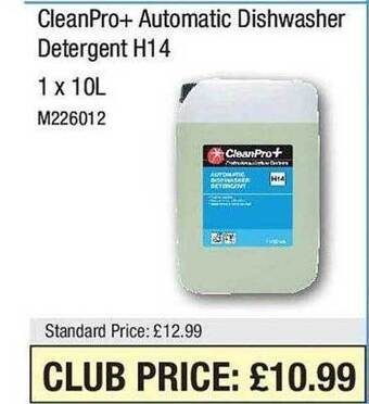 Makro Cleanpro+ automatic dishwasher detergent h14 offer