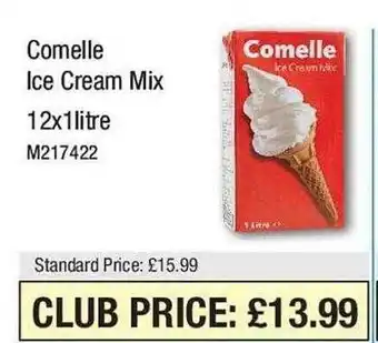 Makro Comelle ice cream mix offer