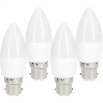 Toolstation Led frosted dimmable candle lamp 5.5w bc 470lm offer