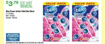 Costco Bloo Power Active Toilet Rim Block offer