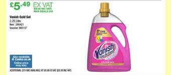 Costco Vanish Gold Gel offer