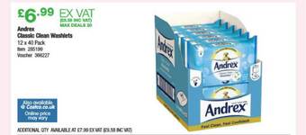 Costco Andrex Classic Clean Washlets offer