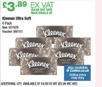 Costco Kleenex Ultra Soft offer