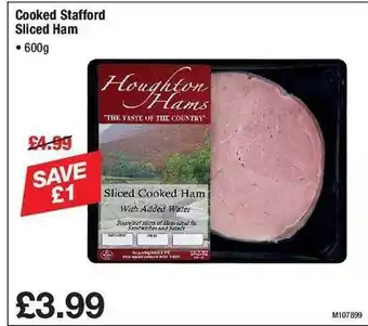 Makro Cooked stafford sliced ham offer