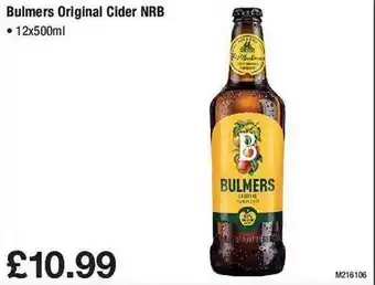 Makro Bulmers original cider nrb offer
