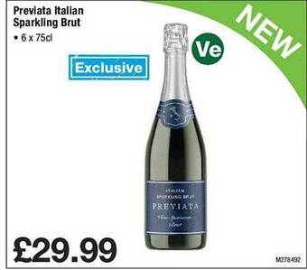 Makro Previata italian sparkling brut offer