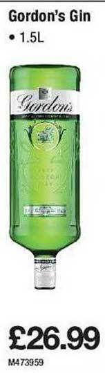 Makro Gordon's gin offer