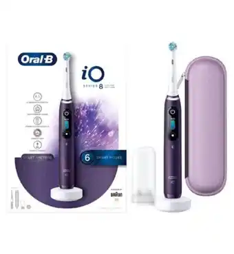 Boots Oral b io8™ electric toothbrush violet ametrine with limited edition travel case offer
