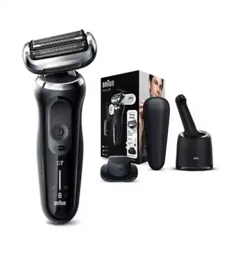 Boots Braun series 7 70-n7200cc electric shaver for men with smartcare center, precision trimmer, black offer