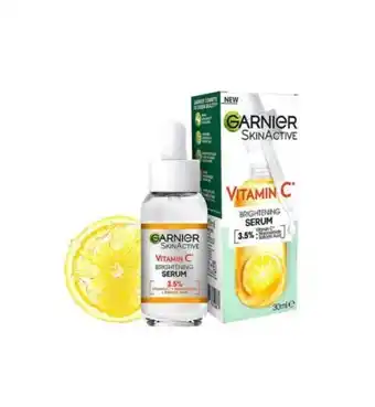 Boots Garnier 3.5% vitamin c, niacinamide, salicylic acid, brightening & anti dark spot serum 30ml offer