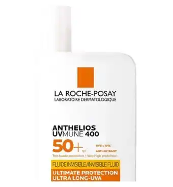 Boots La roche-posay anthelios uvmune 400 invisible fluid spf50 50ml offer
