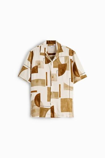 ZARA Geometric print shirt offer
