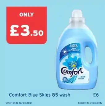 One Stop Comfort Blue Skies 85 Wash offer