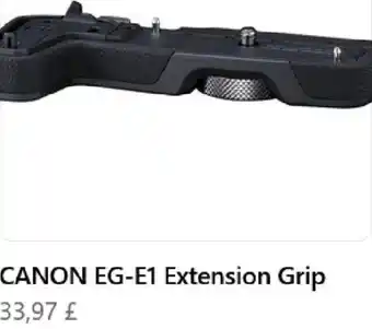 Currys PC World Canon EG-E1 Extension Grip offer