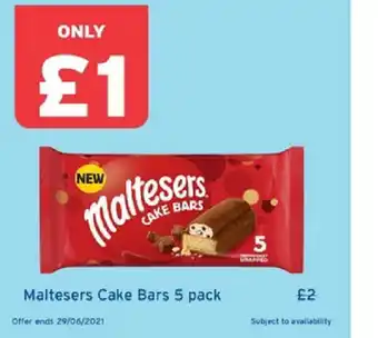 One Stop Maltesers Cake Bars 5 pack offer