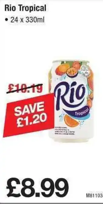 Makro Rio Tropical 24x330ml offer
