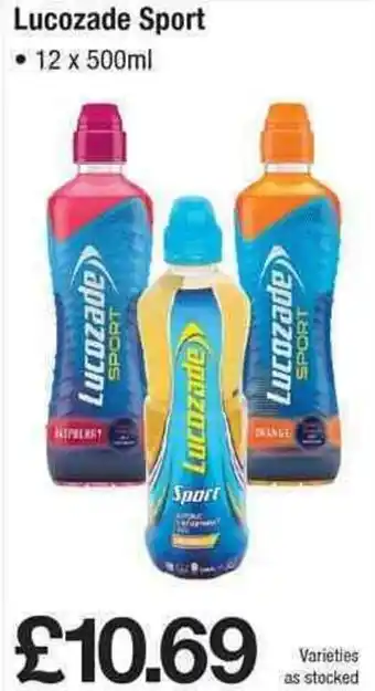 Makro Lucozade Sport 12x500ml offer