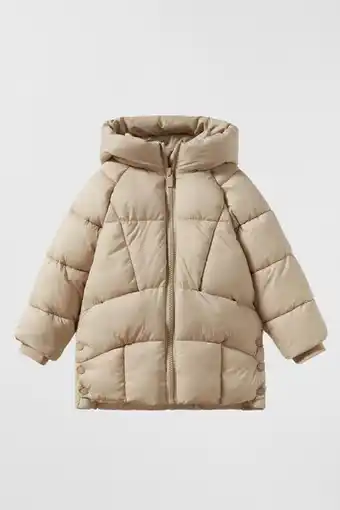 ZARA Snap-button quilted coat offer