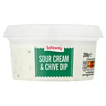 Safeway sour cream and chive dip 200g
