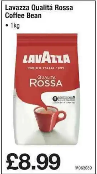 Makro Lavazza Qualita Rossa Coffee Bean 1kg offer