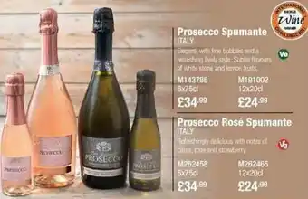 Makro Prosecco Spumante 6x75cl offer