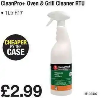 Makro CleanPro+ Oven & Grill cleaner RTU 1L H17 offer