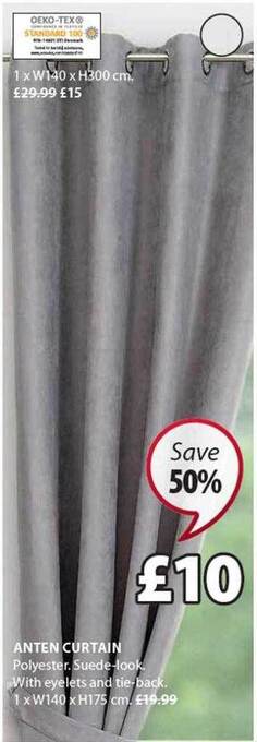 JYSK Anten curtain offer