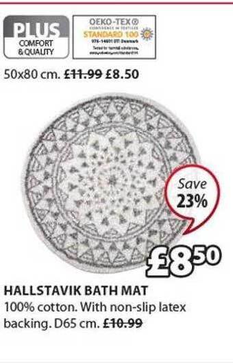 JYSK Hallstavik bath mat offer