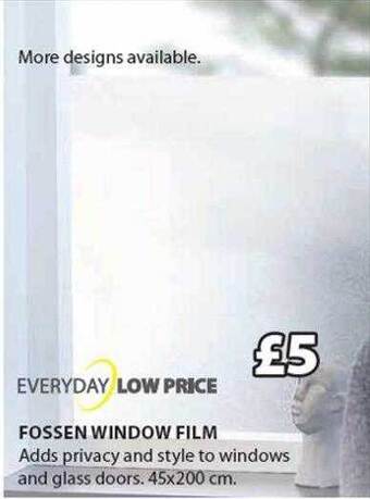 Fossen window film