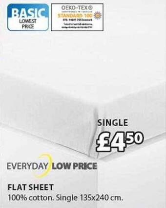 JYSK Flat sheet offer
