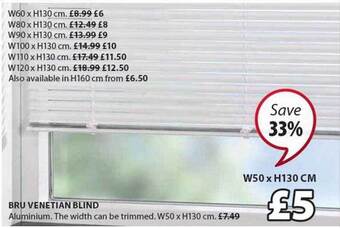 JYSK Bru venetian blind offer