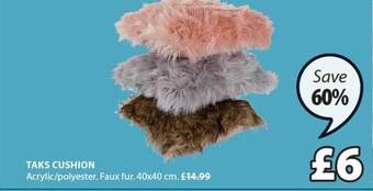 JYSK Taks cushion offer