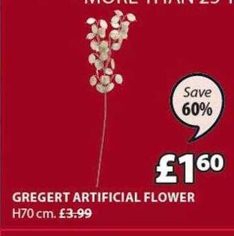 JYSK Gregert artificial flower offer