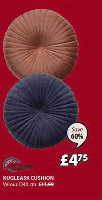 JYSK Kugleask cushion offer