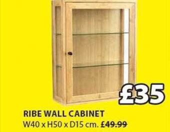 JYSK Ribe wall cabinet offer
