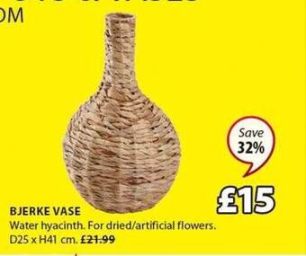 JYSK Bjerke vase offer